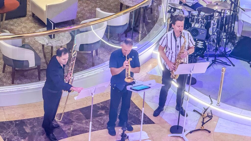 Actors and musicians performing on cruise ships as one of their side hustles.